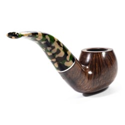 Pipe Savinelli Camouflage Rust. 642 Bent Apple