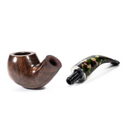 Pipe Savinelli Camouflage Rust. 642 Bent Apple