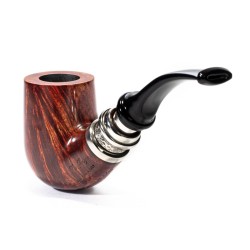 Briar Pipe Ser Jacopo L1-C Pulchra Bent Billiard