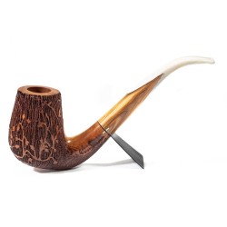 Briar Pipe Amorelli Penna Di San Michele Bent