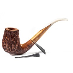 Briar Pipe Amorelli Penna Di San Michele Bent