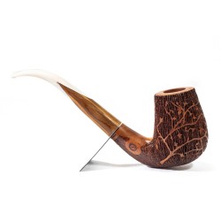 Briar Pipe Amorelli Penna Di San Michele Bent