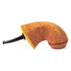 Briar Pipe Gigliucci Rusticated Bulldog