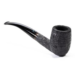 Briar Pipe Sasieni 4 Dot Ruff Root Sand. Bent Billiard