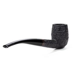 Pipa Sasieni 4 Dot Ruff Root Sabbiata Bent Billiard