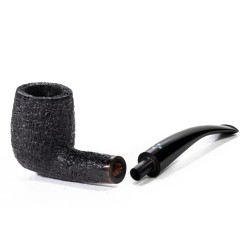 Briar Pipe Sasieni 4 Dot Ruff Root Sand. Bent Billiard