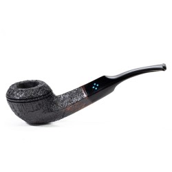 Briar Pipe Sasieni 4 Dot Ruff Root Sand. Bent Rhodesian