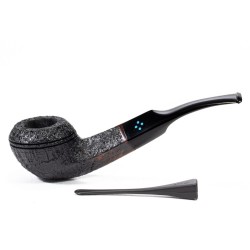 Briar Pipe Sasieni 4 Dot Ruff Root Sand. Bent Rhodesian