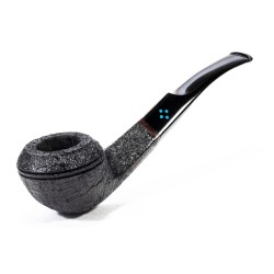 Pipa Sasieni 4 Dot Ruff Root Sabbiata Bent Rhodesian