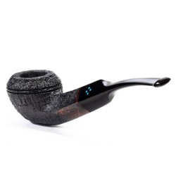 Briar Pipe Sasieni 4 Dot Ruff Root Sand. Bent Rhodesian