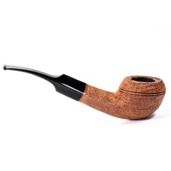 Pipa Sasieni 4 Dot Ruff Root Sabbiata Bent Rhodesian
