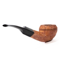 Pipa Sasieni 4 Dot Ruff Root Sabbiata Bent Rhodesian