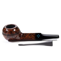 Pipa Sasieni 4 Dot Walnut Liscia Rhodesian