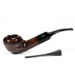 Pipe Sasieni 4 Dot Walnut Smooth Bent Rhodesian