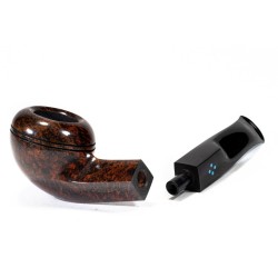 Pipe Sasieni 4 Dot Walnut Smooth Bent Rhodesian