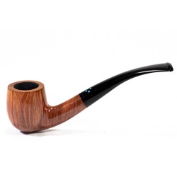 Briar Pipe Sasieni 4 Dot Natural Smooth Bent