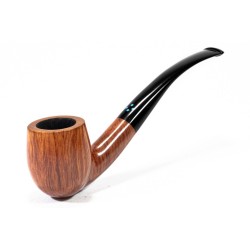 Pipa in Radica Sasieni 4 Dot Natural Liscia Bent
