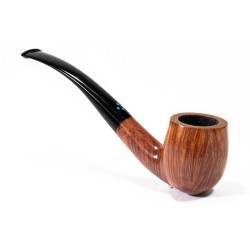 Briar Pipe Sasieni 4 Dot Natural Smooth Bent