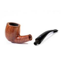 Briar Pipe Sasieni 4 Dot Natural Smooth Bent