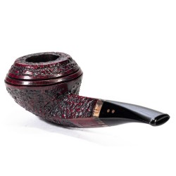 Pipa in Radica Radice Rind Rusticata Bent Rhodesian
