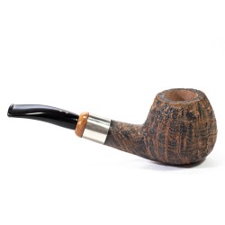 Pipa in Radica Radice Rind Sabbiata Bent Apple