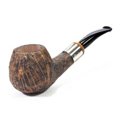 Pipa in Radica Radice Rind Sabbiata Bent Apple