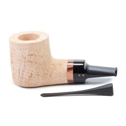 Pipa in Radica Radice Silk Cut 'Pure' Sabbiata Pot