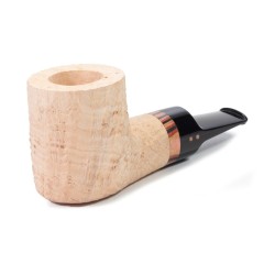 Pipa in Radica Radice Silk Cut 'Pure' Sabbiata Pot