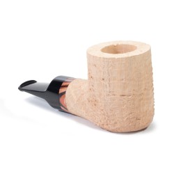Pipa in Radica Radice Silk Cut 'Pure' Sabbiata Pot
