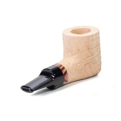 Pipa in Radica Radice Silk Cut 'Pure' Sabbiata Pot