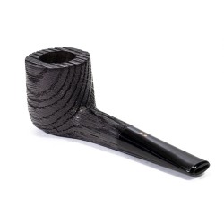 Bog Oak Pipe Radice Sandblasted Pot