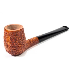 Briar Pipe Radice Rind Rusticated Billiard