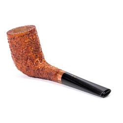 Briar Pipe Radice Rind Rusticated Horn