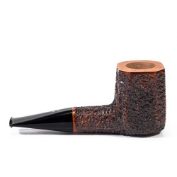 Briar Pipe Radice Rind Rusticated Billiard