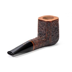 Briar Pipe Radice Rind Rusticated Billiard