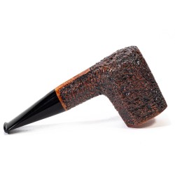 Briar Pipe Radice Rind Rusticated Billiard