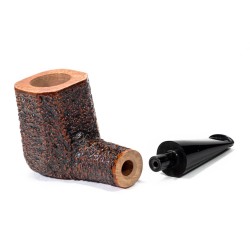 Pipa in Radica Radice Rind Rusticata Billiard