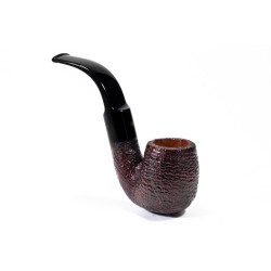 Pipe Savinelli Punto Oro Gold Sandblasted Bent Billiard
