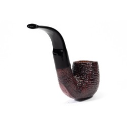 Pipa Savinelli Punto Oro Gold Sabbiata Bent Billiard