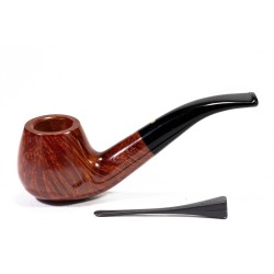 Pipe Savinelli Punto Oro Gold Smooth Bent Brandy