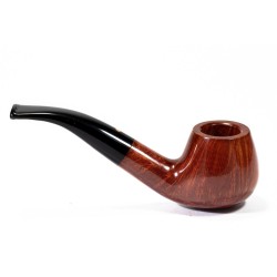 Pipe Savinelli Punto Oro Gold Smooth Bent Brandy