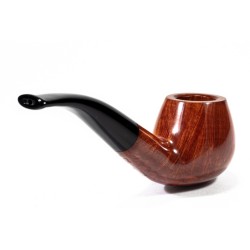 Pipa Savinelli Punto Oro Gold Liscia Bent Brandy