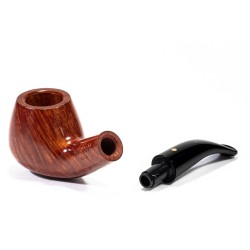 Pipe Savinelli Punto Oro Gold Smooth Bent Brandy
