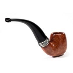 Pipa Savinelli Christmas Liscia 613 Bent Billiard