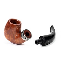 Pipe Savinelli Christmas Smooth 613 Bent Billiard