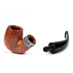 Pipe Savinelli Christmas Smooth 613 Bent Billiard