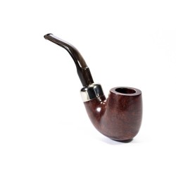 Pipa in Radica Lubinski Opus Horn Liscia Bent Billiard