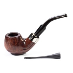 Briar Pipe Lubinski Opus Horn Smooth Bent Apple