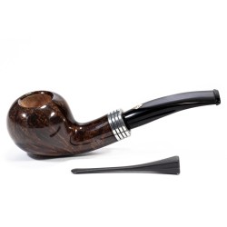 Pipa Brebbia Nova "PURA" Noce Mod. 135 Bent Apple