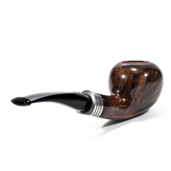Pipe Brebbia Nova "PURA" Noce Mod. 135 Bent Apple